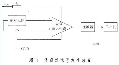 霍尔传感器信号发生装置