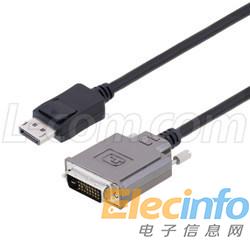 DVI至DisplayPort线缆组件