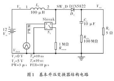 基于PSpice的升壓型開(kāi)關(guān)穩(wěn)壓電源設(shè)計(jì)與仿真