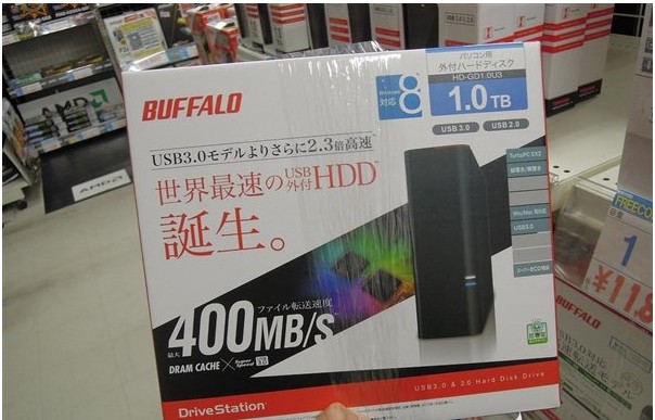 Buffalo推出最快機(jī)械硬盤:1GB緩存、400MB/s寫入!