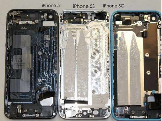 iPhone 5/5S/ 5C 三款內(nèi)部設(shè)計大對比②