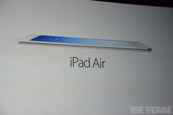 蘋果發(fā)布iPad Air平板電腦 11月1日中國首發(fā)