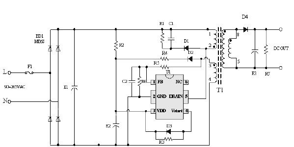 反激式變換器中對(duì)于RCD箝位電路的設(shè)計(jì)