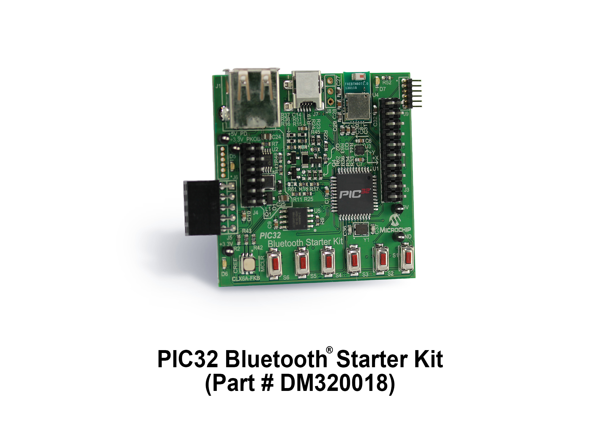 Microchip推出PIC32藍(lán)牙?入門工具包