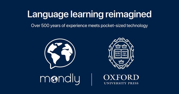 Mondly與牛津大學出版社合作推出學習模塊