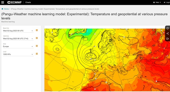 华为盘古气象AI模型提供天气事件秒级预报：免费向公众发布