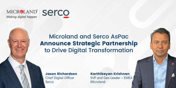 Microland与Serco AsPac宣布数字化转型战略合作