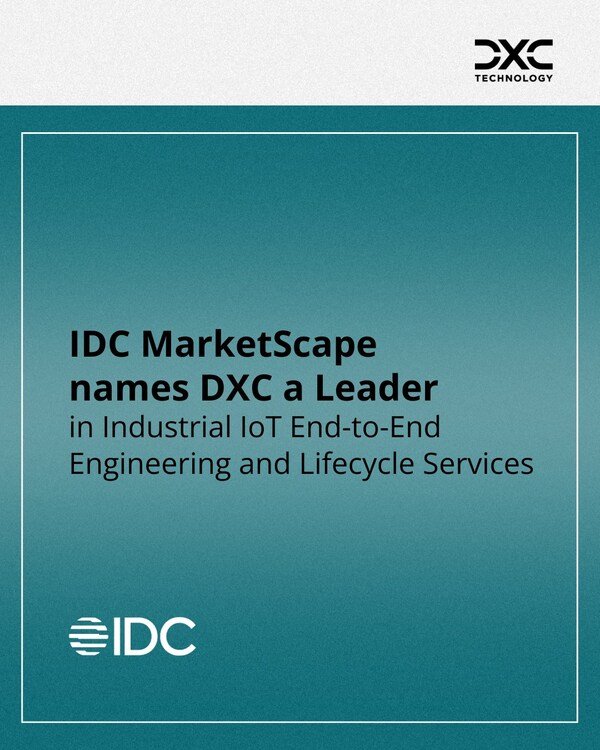 DXC獲評工業物聯網服務領導者